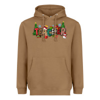Toasted Coconut Christmas teacher Heavyweight Hoodie - Zillion Design Studio