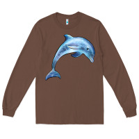 Chestnut dolphin Long Sleeve Tee - BarkalooDesign