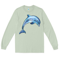 Matcha dolphin Long Sleeve Tee - BarkalooDesign