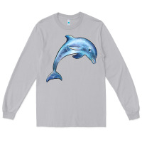 Moon Dust dolphin Long Sleeve Tee - BarkalooDesign