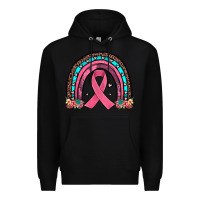 Black ribbon rainbow Premium Hoodie - JahusDesignShop