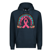 Navy ribbon rainbow Premium Hoodie - JahusDesignShop