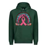 Sports Green ribbon rainbow Premium Hoodie - JahusDesignShop