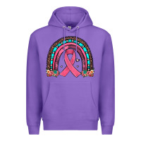Purple ribbon rainbow Premium Hoodie - JahusDesignShop