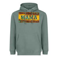 Sage Mama with gemstone Heavyweight Hoodie - RanaPortraitStore
