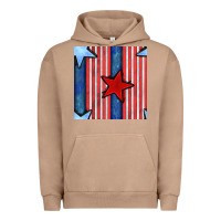 Pigment Burro 4th of july stars and stripes seamless pattern Urban Hoodie - BundleAndBundleShop