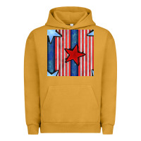 Pigment Peanut Butter 4th of july stars and stripes seamless pattern Urban Hoodie - BundleAndBundleShop
