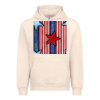 Sandshell 4th of july stars and stripes seamless pattern Urban Hoodie - BundleAndBundleShop