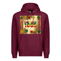 Burgundy juneteenth 1865 Premium Hoodie - Artiststas