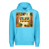 Ocean Blue juneteenth 1865 Premium Hoodie - Artiststas