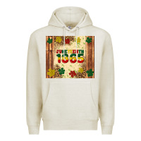 Oatmeal Heather juneteenth 1865 Premium Hoodie - Artiststas
