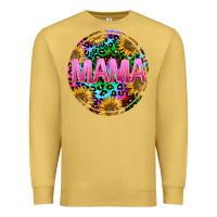 Antique Gold tie dye mama Premium Sweatshirt - texasbilliewilder