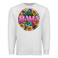 Oatmeal Heather tie dye mama Premium Sweatshirt - texasbilliewilder