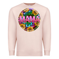 Pale Pink tie dye mama Premium Sweatshirt - texasbilliewilder