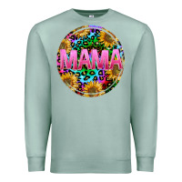 Seafoam tie dye mama Premium Sweatshirt - texasbilliewilder