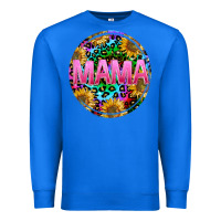 True Royal tie dye mama Premium Sweatshirt - texasbilliewilder