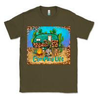 Army Green camping life tumbler Classic Tee - BarkalooDesign
