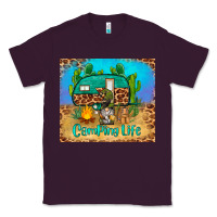 Plum camping life tumbler Classic Tee - BarkalooDesign
