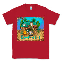 Red camping life tumbler Classic Tee - BarkalooDesign