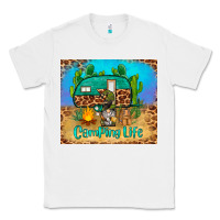 White camping life tumbler Classic Tee - BarkalooDesign