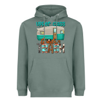 Sage upper class trailer trash Heavyweight Hoodie - texasbilliewilder