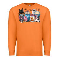 Carrot cat coffee cups Premium Sweatshirt - Zillion Design Studio
