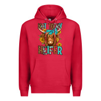 Cardinal not today heifer long haired cow Premium Hoodie - Jasminsmagicworld