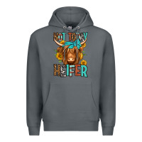 Rock not today heifer long haired cow Premium Hoodie - Jasminsmagicworld