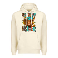 Sandshell not today heifer long haired cow Premium Hoodie - Jasminsmagicworld