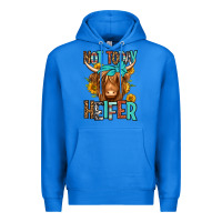 True Royal not today heifer long haired cow Premium Hoodie - Jasminsmagicworld