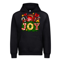 Black christmas joy coffee and candies Urban Hoodie - AdoDesignShop