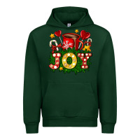 Forest Green christmas joy coffee and candies Urban Hoodie - AdoDesignShop