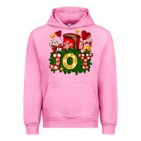 Fuchsia Pink christmas joy coffee and candies Urban Hoodie - AdoDesignShop