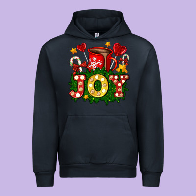 Christmas Joy Coffee And Candies Urban Hoodie Designed By Adodesignshop
