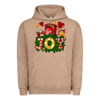 Pigment Burro christmas joy coffee and candies Urban Hoodie - AdoDesignShop