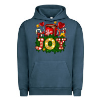 Pigment Midnight Navy christmas joy coffee and candies Urban Hoodie - AdoDesignShop