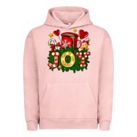 Pigment Salmon christmas joy coffee and candies Urban Hoodie - AdoDesignShop