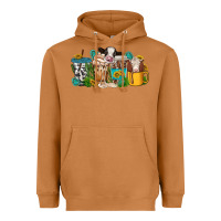 Meerkat western cow coffee cup Heavyweight Hoodie - texasbilliewilder