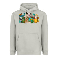 Moon Dust western cow coffee cup Heavyweight Hoodie - texasbilliewilder