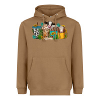 Toasted Coconut western cow coffee cup Heavyweight Hoodie - texasbilliewilder