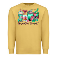 Antique Gold respiratory therapist coffee cups Premium Sweatshirt - Zillion Design Studio