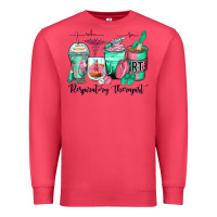 Respiratory Therapist Coffee Cups Premium Sweatshirt | Teevron
