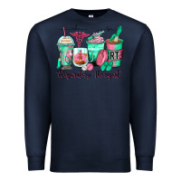Navy respiratory therapist coffee cups Premium Sweatshirt - Zillion Design Studio