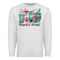 Oatmeal Heather respiratory therapist coffee cups Premium Sweatshirt - Zillion Design Studio