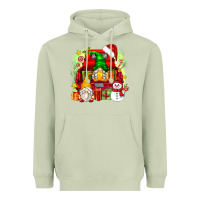 Matcha christmas gnome truck Heavyweight Hoodie - Zillion Design Studio