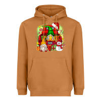 Meerkat christmas gnome truck Heavyweight Hoodie - Zillion Design Studio