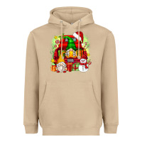 Mushroom christmas gnome truck Heavyweight Hoodie - Zillion Design Studio