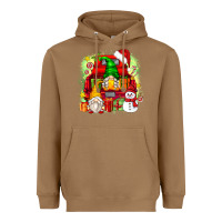 Toasted Coconut christmas gnome truck Heavyweight Hoodie - Zillion Design Studio