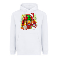 White christmas gnome truck Heavyweight Hoodie - Zillion Design Studio