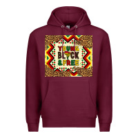 Burgundy young black and free Premium Hoodie - Artiststas